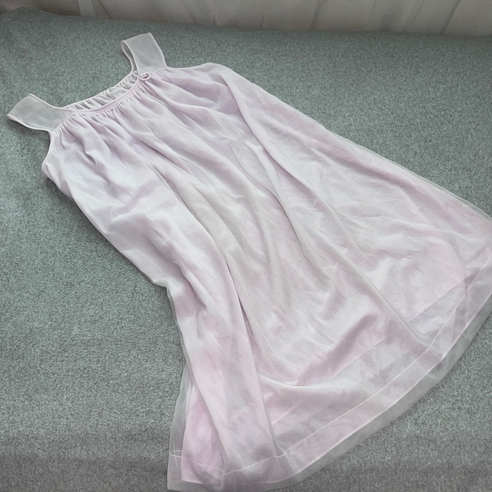 Vintage Slip Dress Nightgown Small Sheer Fairy Grunge Cottagecore Lounge